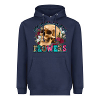 Navy find someone who grows flowers Heavyweight Hoodie - Zillion Design Studio
