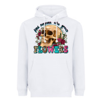 White find someone who grows flowers Heavyweight Hoodie - Zillion Design Studio
