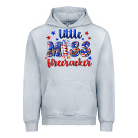 Heather Grey little miss firecracker Urban Hoodie - NancyCooperArtShop