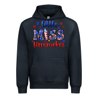 Navy little miss firecracker Urban Hoodie - NancyCooperArtShop