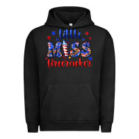 Pigment Black little miss firecracker Urban Hoodie - NancyCooperArtShop