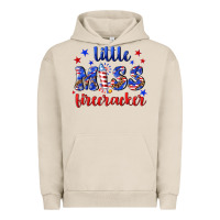 Pigment French Oak little miss firecracker Urban Hoodie - NancyCooperArtShop