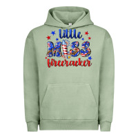 Pigment Oil Green little miss firecracker Urban Hoodie - NancyCooperArtShop