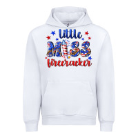 White little miss firecracker Urban Hoodie - NancyCooperArtShop