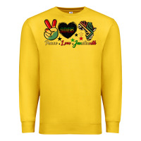 Lemon peace love juneteenth 1865 Premium Sweatshirt - HRA Design Shop