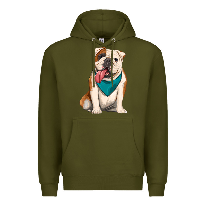 English Bulldog Premium Hoodie by Artiststas | Teevron