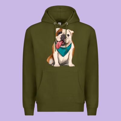 English Bulldog Premium Hoodie Designed By Artiststas