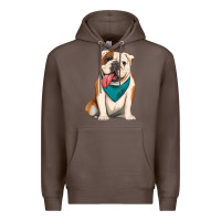 Coffee english bulldog Premium Hoodie - Artiststas