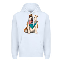 White english bulldog Premium Hoodie - Artiststas