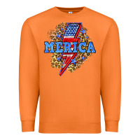 Carrot Merica lightning bolt Premium Sweatshirt - Neo Western