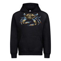 Black Crab Urban Hoodie - LillyAllenDesigns