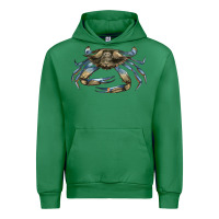 Emerald Crab Urban Hoodie - LillyAllenDesigns