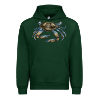 Foreset Green Crab Urban Hoodie - LillyAllenDesigns