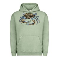 Pigment Oil Green Crab Urban Hoodie - LillyAllenDesigns