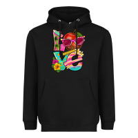 Black love summer teacher Heavyweight Hoodie - texasbilliewilder
