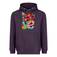 Plum love summer teacher Heavyweight Hoodie - texasbilliewilder