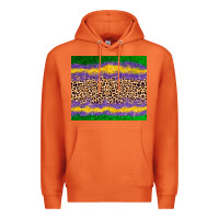 Carrot mardi gras leopard Premium Hoodie - AdoDesignShop