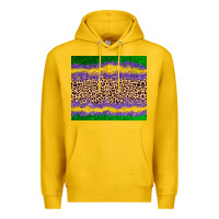 Lemon mardi gras leopard Premium Hoodie - AdoDesignShop