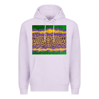 Lilac mardi gras leopard Premium Hoodie - AdoDesignShop