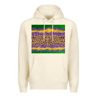 Sandshell mardi gras leopard Premium Hoodie - AdoDesignShop