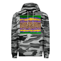 Slate Camo mardi gras leopard Premium Hoodie - AdoDesignShop