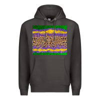 Smoke mardi gras leopard Premium Hoodie - AdoDesignShop