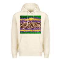 Tofu mardi gras leopard Premium Hoodie - AdoDesignShop