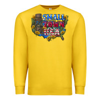 Lemon Small town usa 4th of july Premium Sweatshirt - CowGirlArtShop