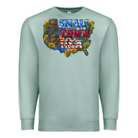 Seafoam Small town usa 4th of july Premium Sweatshirt - CowGirlArtShop