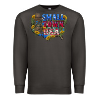 Smoke Small town usa 4th of july Premium Sweatshirt - CowGirlArtShop
