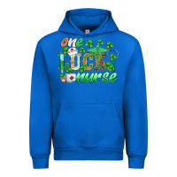 Cobalt st.patricks one lucky nurse Urban Hoodie - BarkalooDesign