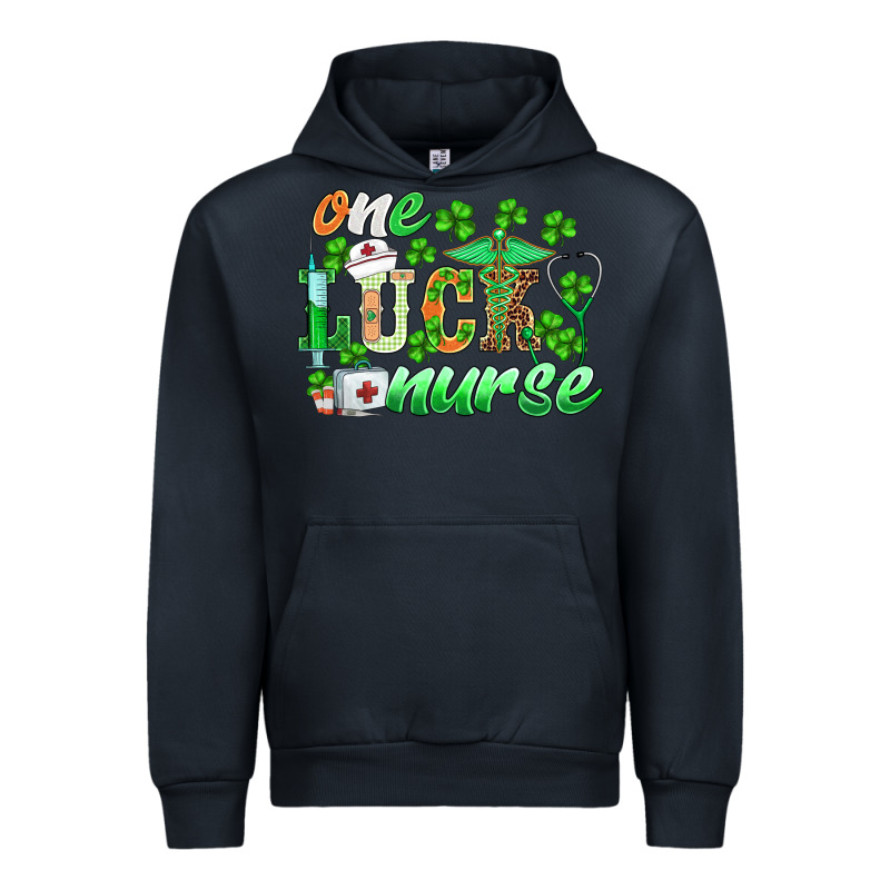 St.patricks One Lucky Nurse Urban Hoodie by BarkalooDesign | Teevron