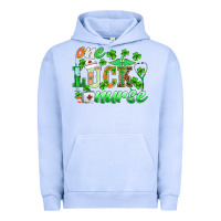 Pigment Grape Ice st.patricks one lucky nurse Urban Hoodie - BarkalooDesign