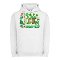 Pigment Lunar Rock st.patricks one lucky nurse Urban Hoodie - BarkalooDesign