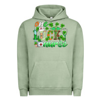 Pigment Oil Green st.patricks one lucky nurse Urban Hoodie - BarkalooDesign