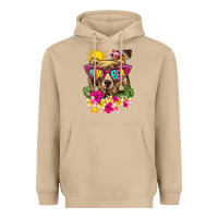 Mushroom mama bear summer Heavyweight Hoodie - texasbilliewilder