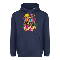 Navy mama bear summer Heavyweight Hoodie - texasbilliewilder