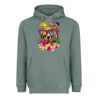 Sage mama bear summer Heavyweight Hoodie - texasbilliewilder