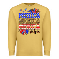 Antique Gold Merica merica merica vibes Premium Sweatshirt - Neo Western