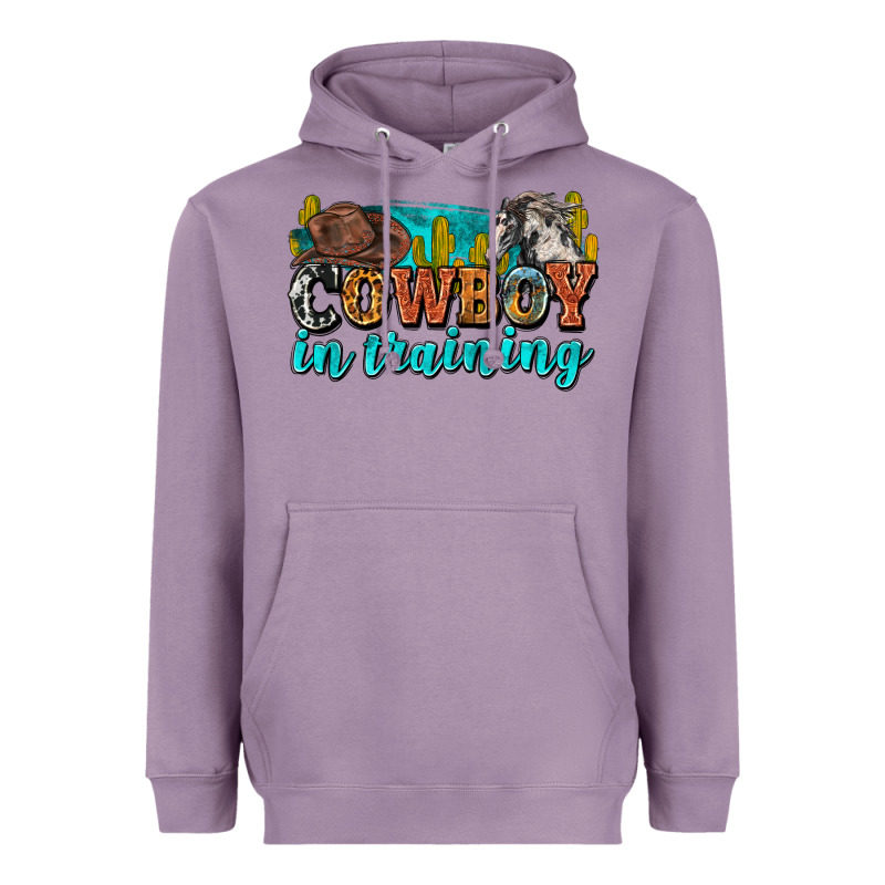 Cowboy In Training Heavyweight Hoodie by Zillion Design Studio | Teevron