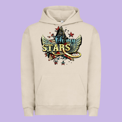 Oh My Stars America Wings Urban Hoodie Designed By Nancycooperartshop