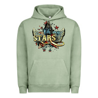 Pigment Oil Green oh my stars america wings Urban Hoodie - NancyCooperArtShop