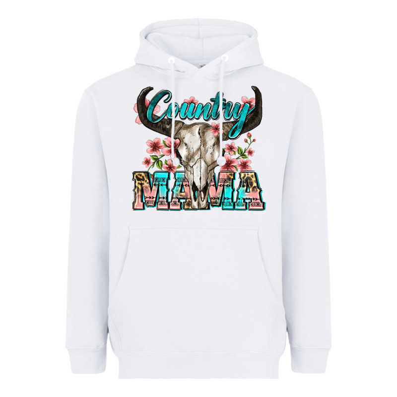Country Mama Heavyweight Hoodie by Zillion Design Studio | Teevron