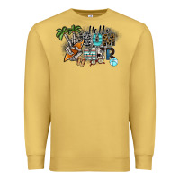 Antique Gold hello summer Premium Sweatshirt - SublimationCraftShop
