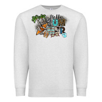 Oatmeal Heather hello summer Premium Sweatshirt - SublimationCraftShop
