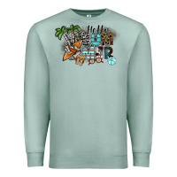 Seafoam hello summer Premium Sweatshirt - SublimationCraftShop