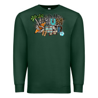 Sports Green hello summer Premium Sweatshirt - SublimationCraftShop