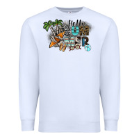 White hello summer Premium Sweatshirt - SublimationCraftShop