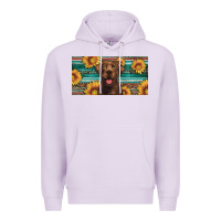 Lilac western chocolate labrador license plate Premium Hoodie - Artiststas