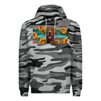 Slate Camo western chocolate labrador license plate Premium Hoodie - Artiststas